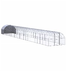 Lauko narvas viščiukams, 3x24x2m, galvanizuotas plienas