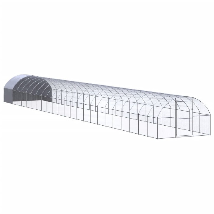 Lauko narvas viščiukams, 3x24x2m, galvanizuotas plienas