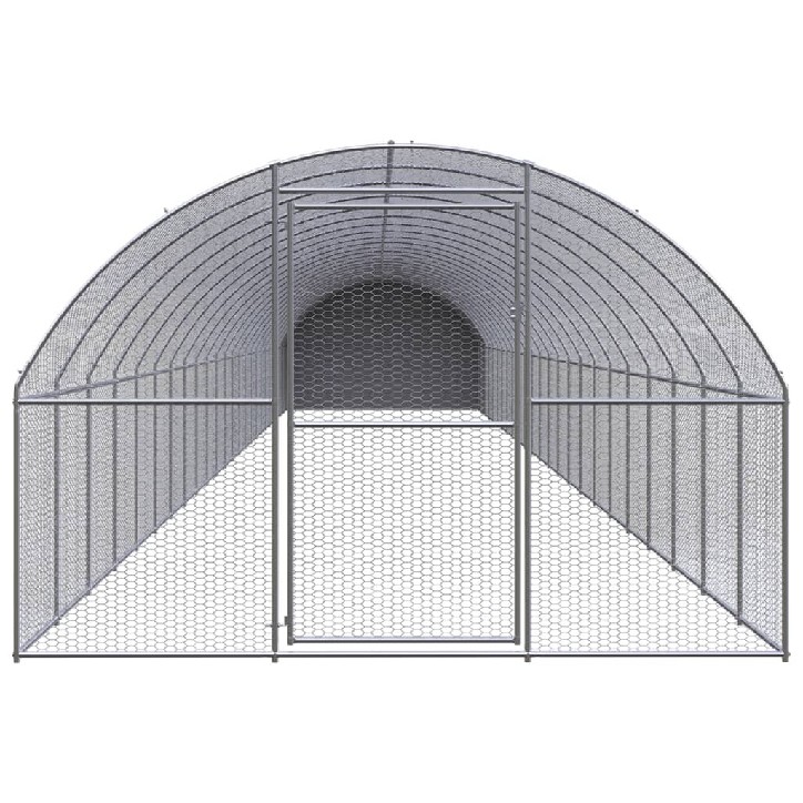 Lauko narvas viščiukams, 3x24x2m, galvanizuotas plienas