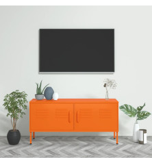 Televizoriaus spintelė, oranžinė, 105x35x50cm, plienas