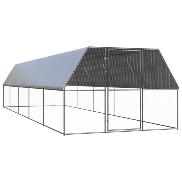 Lauko narvas viščiukams, 3x10x2m, galvanizuotas plienas