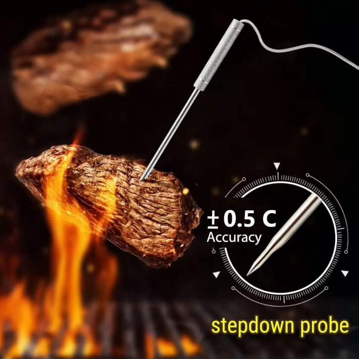 ThermoPro TP20 bevielis nuotolinis skaitmeninis maisto termometras su 2 zondais