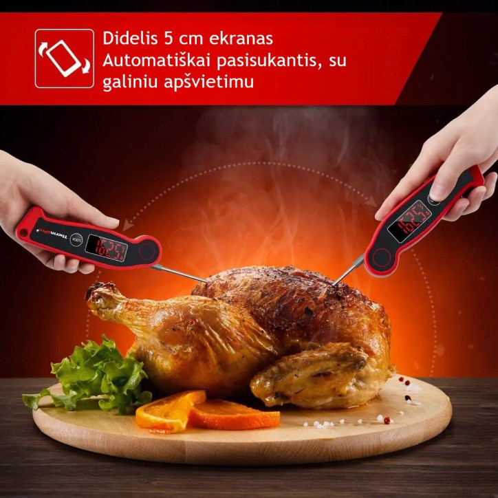 ThermoPro TP19 ultra greitas momentinis maisto termometras