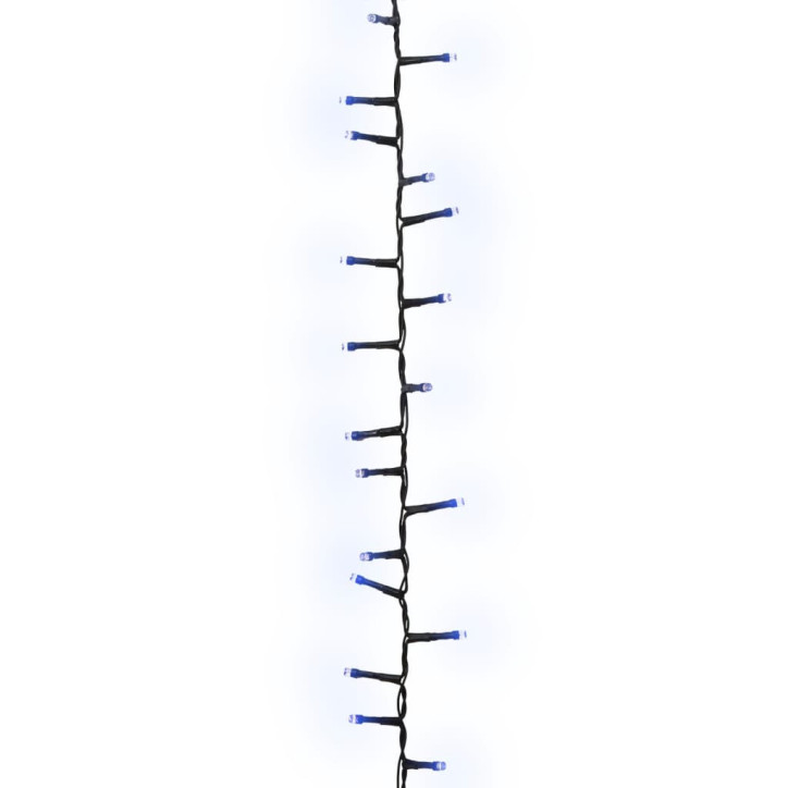 Smulkių LED lempučių girlianda, 65m, PVC, 3000 mėlynų LED