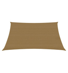 Uždanga nuo saulės, taupe spalvos, 3/4x3m, HDPE, 160g/m²