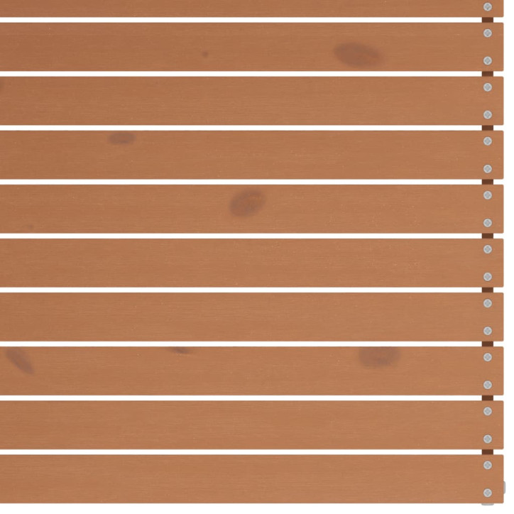 Sodo poilsio baldų komplektas, 8 dalių, rudas, pušies masyvas