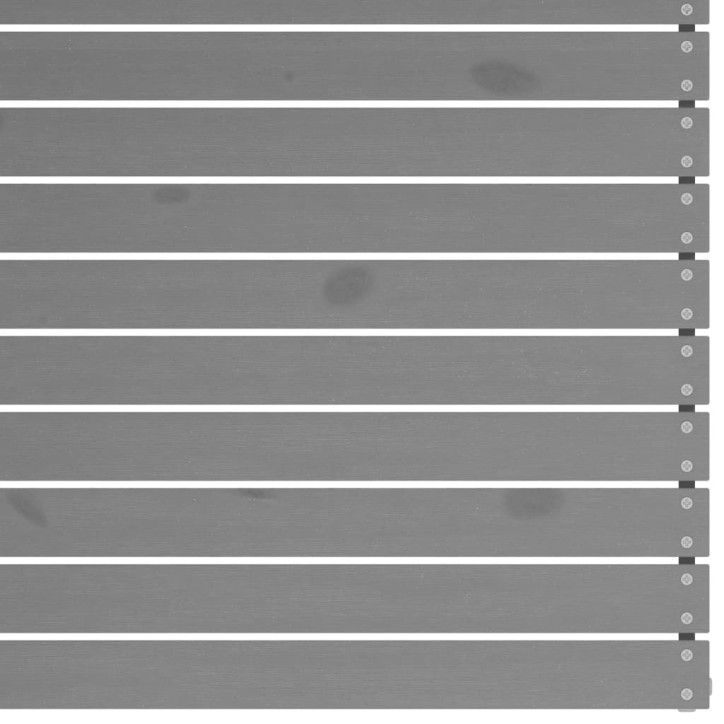 Sodo poilsio baldų komplektas, 7 dalių, pilkas, pušies masyvas