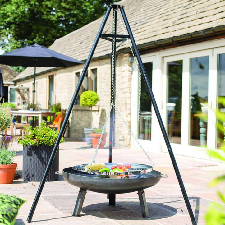 BBGRILL Trikojis kepsninei, juodos sp., 172 cm, BBQ TRIPOD