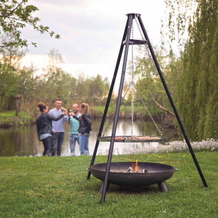 BBGRILL Trikojis kepsninei, juodos sp., 172 cm, BBQ TRIPOD