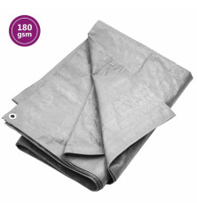 Tentas, pilkos spalvos, 6x12m, 180g/m²