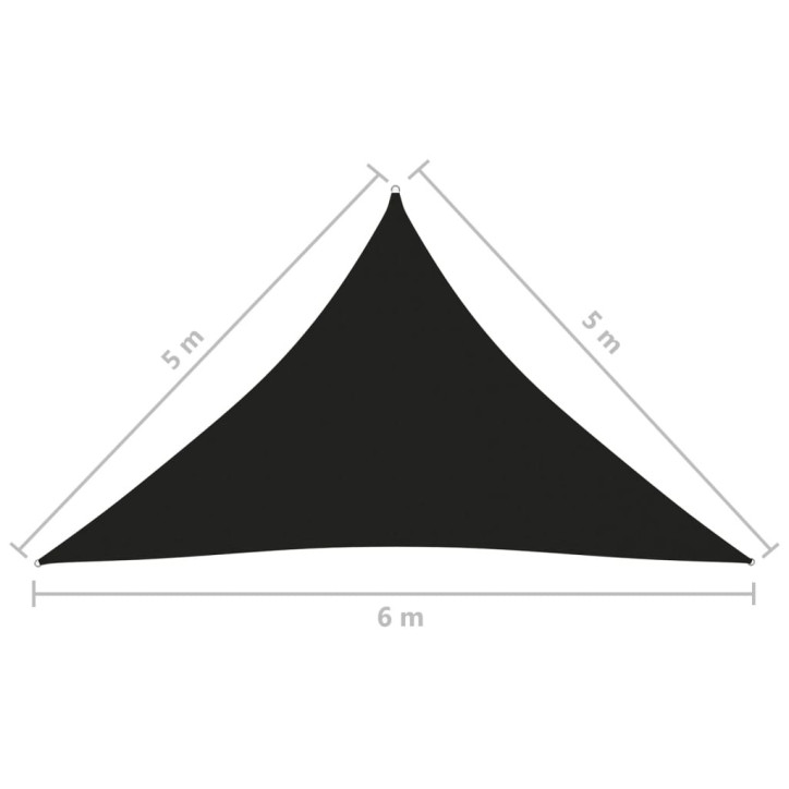 Uždanga nuo saulės, juoda, 5x5x6m, oksfordo audinys