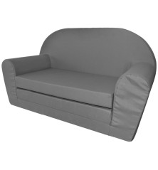 vaikiška ištiesiama sofa, pilka