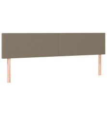 Galvūgalis, 2vnt., taupe spalvos, 80x5x78/88cm, audinys