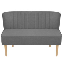 Sofa, audinys, 117x55,5x77cm, šviesiai pilka