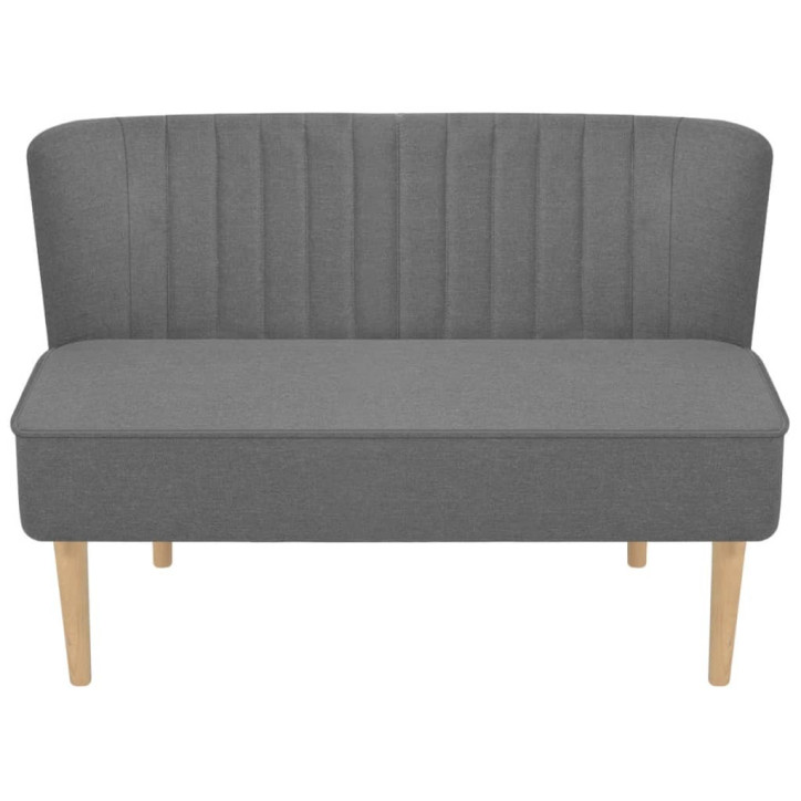 Sofa, audinys, 117x55,5x77cm, šviesiai pilka