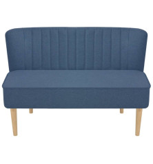 Sofa, audinys, 117 x 55,5 x 77 cm, mėlyna