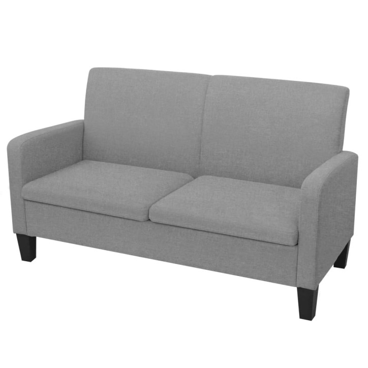 Dvivietė sofa, 135x65x76, šviesiai pilka