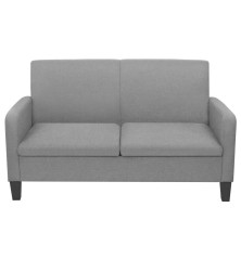 Dvivietė sofa, 135x65x76, šviesiai pilka