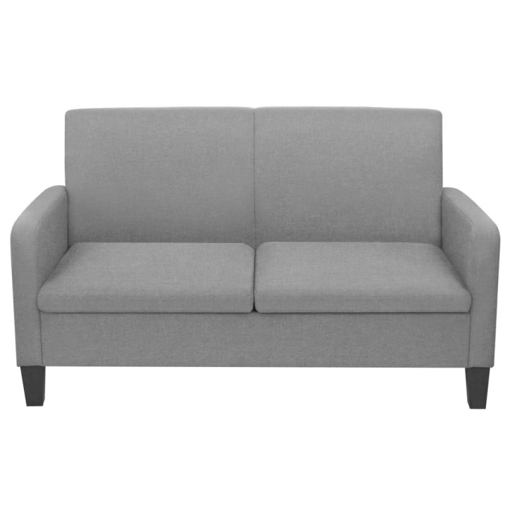 Dvivietė sofa, 135x65x76, šviesiai pilka