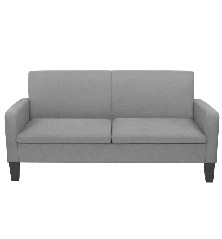 Trivietė sofa, 180x65x76, šviesiai pilka