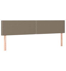 Galvūgalis, 2vnt., taupe spalvos, 80x5x78/88cm, audinys