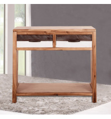 Konsolinis staliukas, akacijos mediena, 86x30x75cm