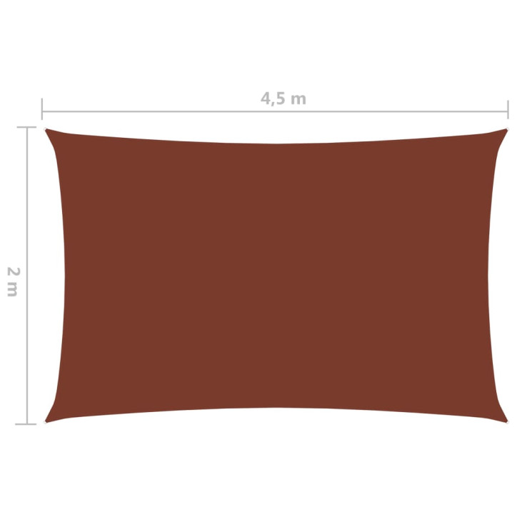 Uždanga nuo saulės, terakota, 2x4,5m, oksfordo audinys