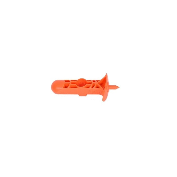 Plastikinis skylamušis 3-4 mm, oranžinis