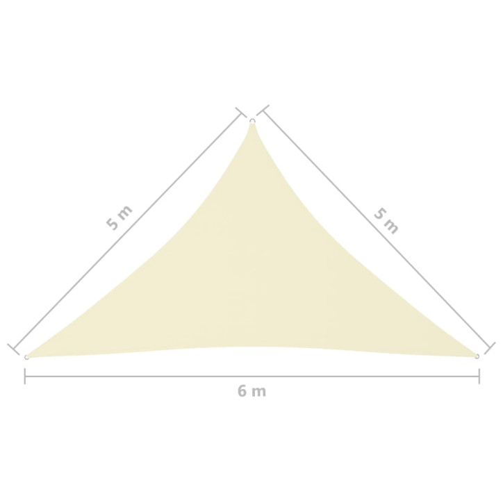 Uždanga nuo saulės, kreminė, 5x5x6m, oksfordo audinys