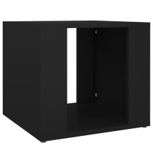 Naktinis staliukas, juodas, 41x40x36cm, apdirbta mediena