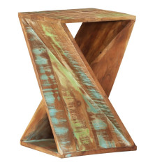 Šoninis staliukas, 35x35x55cm, perdirbtos medienos masyvas