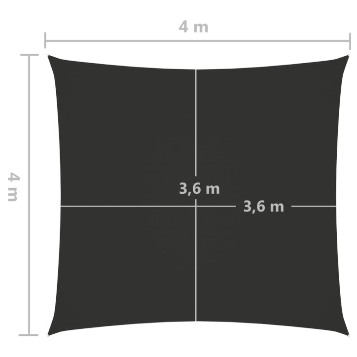 Uždanga nuo saulės, antracito, 4x4m, oksfordo audinys