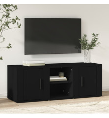 Televizoriaus spintelė, juodos spalvos, 100x31,5x35cm, mediena