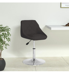 Valgomojo kėdė, juodos spalvos, dirbtinė oda