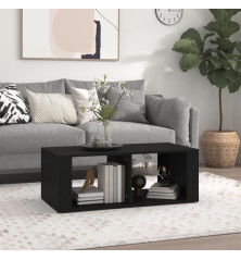 Kavos staliukas, juodos spalvos, 100x50x36m, apdirbta mediena