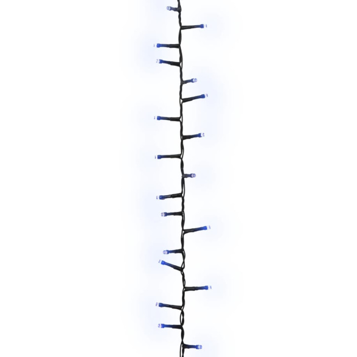 Smulkių LED lempučių girlianda, 45m, PVC, 2000 mėlynų LED