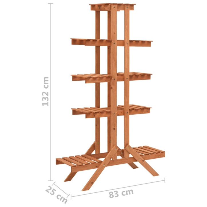 Stovas augalams, 83x25x132cm, eglės medienos masyvas