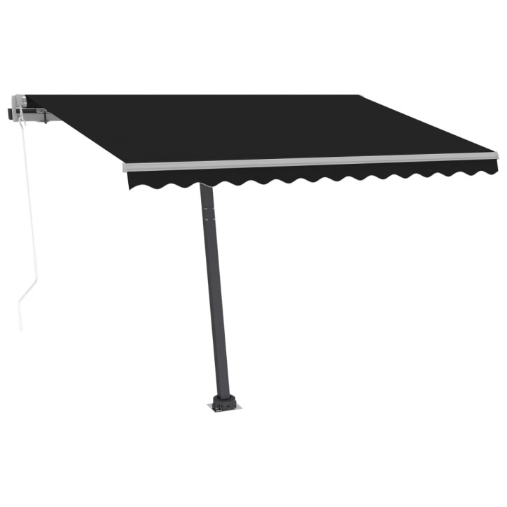 Automatinė markizė su LED/vėjo jutikliu, antracito, 300x250cm