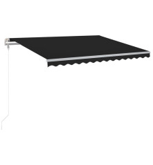 Automatinė markizė su LED/vėjo jutikliu, antracito, 400x350cm