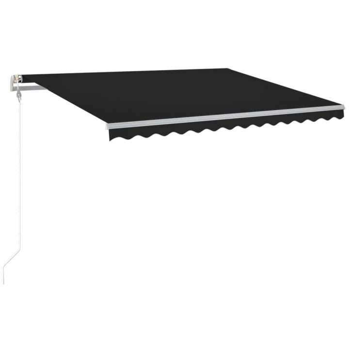 Automatinė markizė su LED/vėjo jutikliu, antracito, 400x350cm