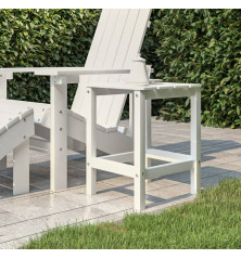 Sodo Adirondack staliukas, baltos spalvos, 38x38x46cm, HDPE