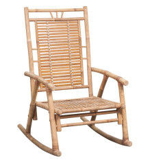 Supama kėdė su pagalvėle, bambukas (41894+314245)