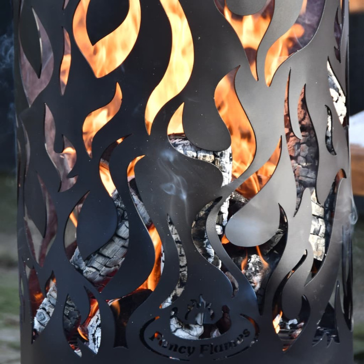 Esschert Design Laužavietė Flames, juoda, anglinis plienas, FF408