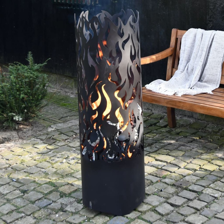 Esschert Design Laužavietė Flames, juoda, anglinis plienas, FF408