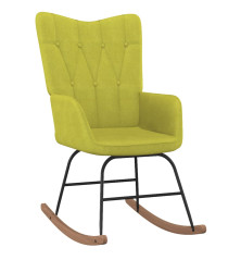 Supama kėdė, žalios spalvos, audinys