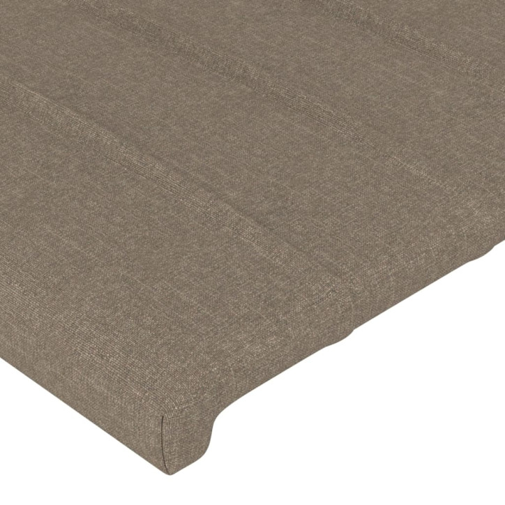 Galvūgalis su auselėmis, taupe, 103x23x118/128cm, audinys