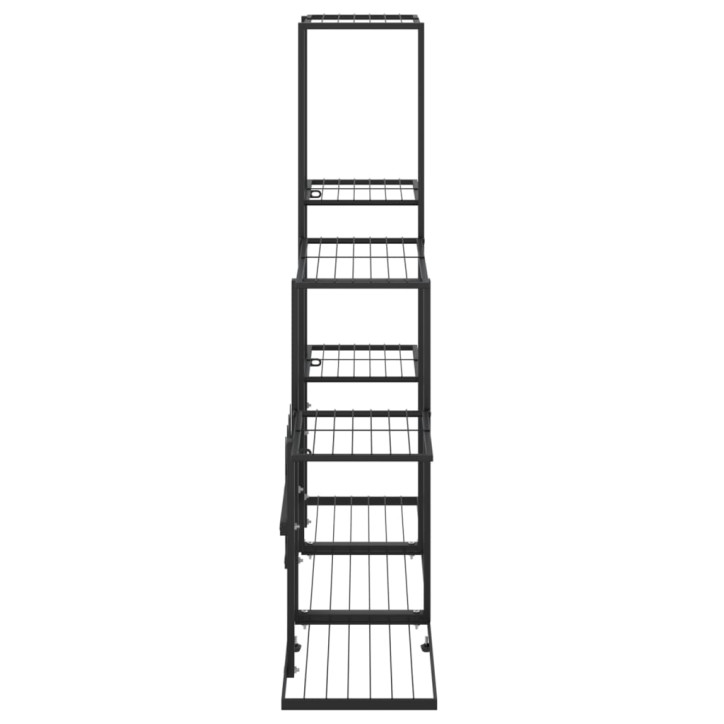 Stovas augalams, juodos spalvos, 94,5x25x88cm, metalas