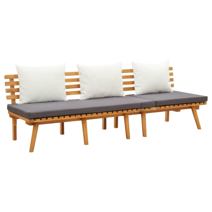 Sodo sofa, 200x65cm, akacijos medienos masyvas