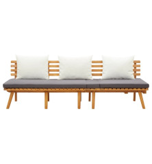 Sodo sofa, 200x65cm, akacijos medienos masyvas