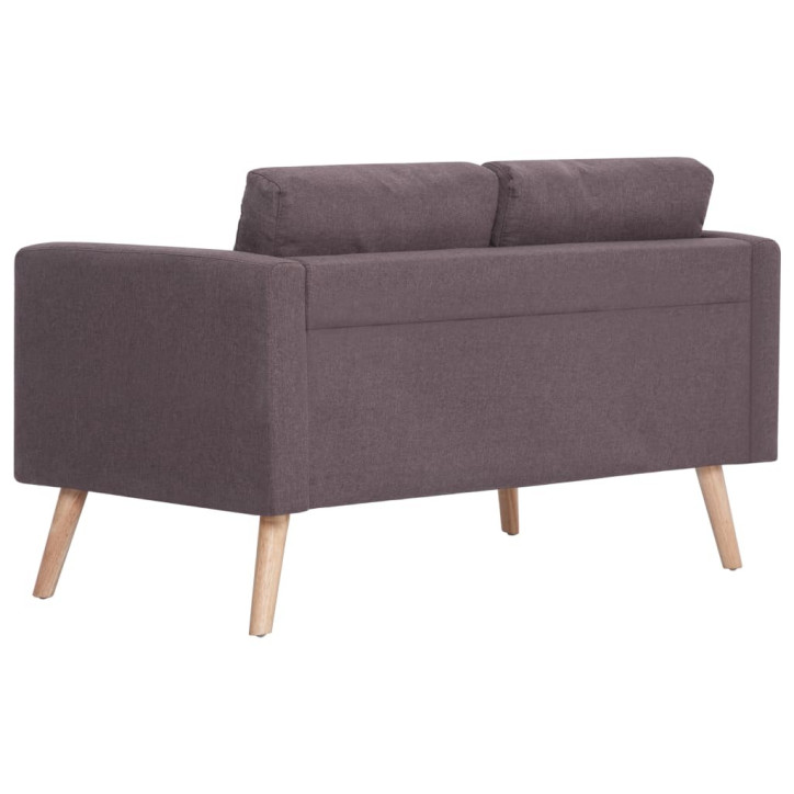 Dvivietė sofa, taupe spalvos, audinys